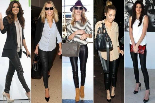 Latest-Hollywood-Celebrity-Leather-Leggings-Fashion-Trends-2013